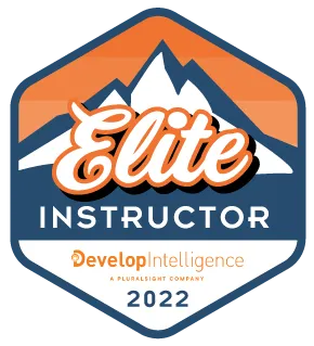DevelopIntelligence Elite Instructor Award 2022